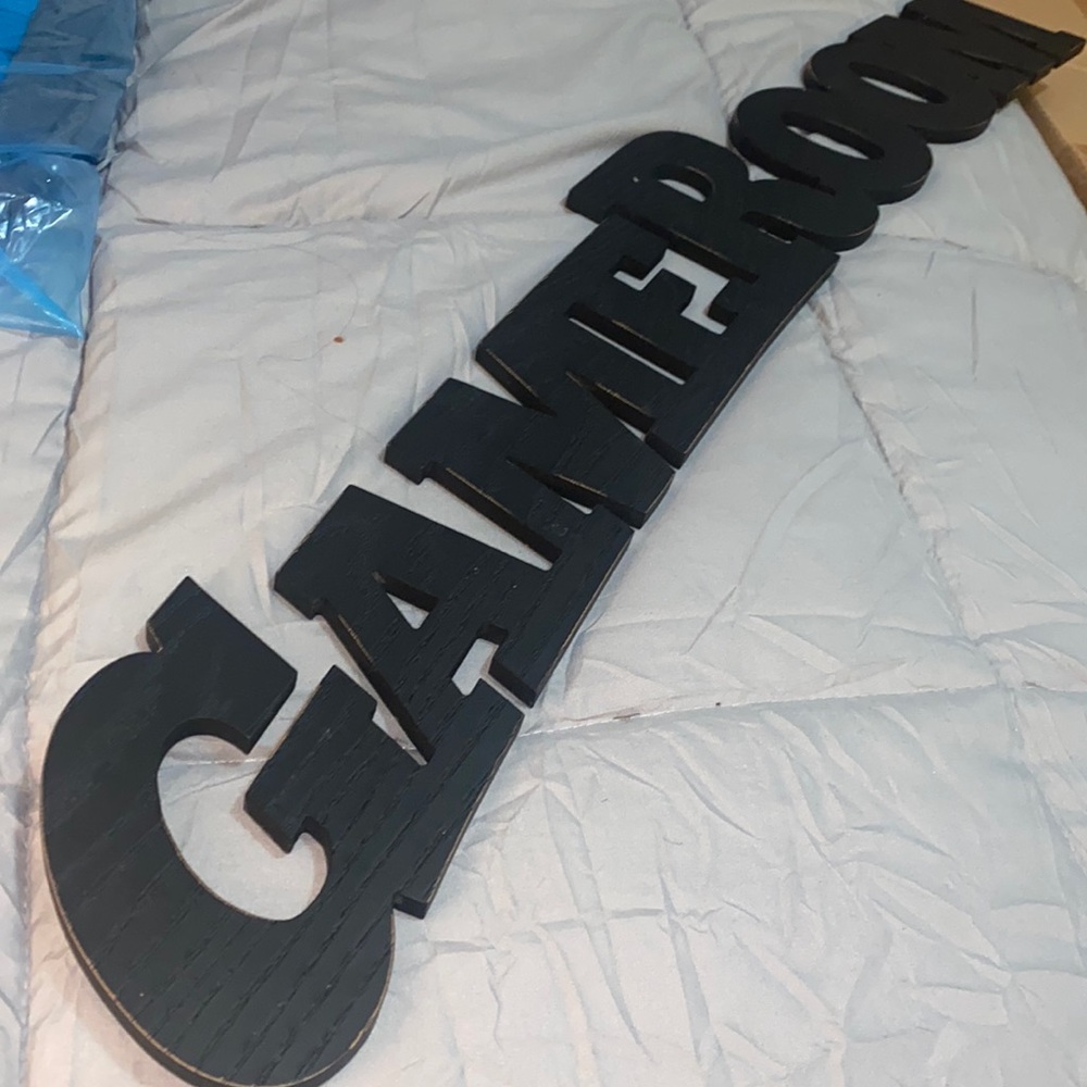 GameRoom wall decor Sign